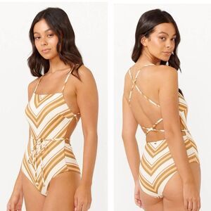 NEW Rip Curl Catalina Stripe One Piece Swimsuit Size Small